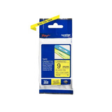 Brother Label tapecassette TZE-621 printlint 9 mm, zwart op geel