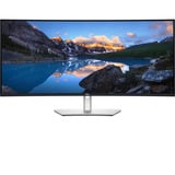 Dell UltraSharp U4025QW 40" 4K Ultra HD Curved UltraWide monitor Zilver, 1x DisplayPort, 1x HDMI, 3x USB-C, 5x USB-A, 2x Thunderbolt, 1x RJ-45, 120 Hz