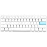 Ducky One 2 Pro Mini White Classic RGB mechanisch gaming toetsenbord Wit, US lay-out (QWERTY), Cherry MX Silent Red, 60%, RGB led, Double-shot PBT, QUACK Mechanics