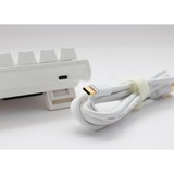 Ducky One 2 Pro Mini White Classic RGB mechanisch gaming toetsenbord Wit, US lay-out (QWERTY), Cherry MX Silent Red, 60%, RGB led, Double-shot PBT, QUACK Mechanics