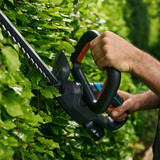 GARDENA Accuheggenschaar EasyCut 45/18V P4A set Grijs/turquoise, 14734-20, accu en oplader inbegrepen