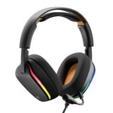 Glorious GHS Eternal RGB - Stereo RGB gamingheadset over-ear gaming headset Zwart, Pc, PS5, PS4, Switch, USB-C