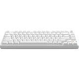 HelloGanss HS75T White RGB mechanisch toetsenbord Wit, US lay-out (QWERTY), Gateron Yellow, 75%, RGB leds, PBT Doubleshot keycaps, hot swap, 2,4 GHz | Bluetooth | USB-C