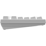 HelloGanss HS75T White RGB mechanisch toetsenbord Wit, US lay-out (QWERTY), Gateron Yellow, 75%, RGB leds, PBT Doubleshot keycaps, hot swap, 2,4 GHz | Bluetooth | USB-C
