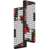 Iqunix F97 Graffiti Diary Wireless Mechanical Keyboard Zwart, US lay-out (QWERTY), Cherry MX Red, 96%, RGB leds, Hot-swappable, PBT, 2.4GHz | Bluetooth 5.1 | USB-C