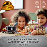 LEGO Jurassic World - T. rex & Atrociraptor dinosaurus ontsnapping Constructiespeelgoed 76948