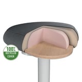 Leitz Ergo Wiebel Zitkruk met Gasveer (47 - 64 cm) stoel Grijs