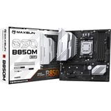 MAXSUN MS-Terminator B850M WIFI socket AM5 moederbord Zwart, RAID, 2.5 Gb-LAN, WLAN, BT, Sound, µATX