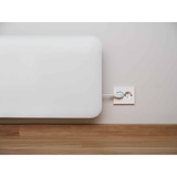 Mill Steel Wi-Fi paneelverwarming PA2000WIFI4 Wit, 2000 Watt, tot 28 m², Zigbee 3.0, Mill-app
