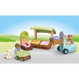 PLAYMOBIL Junior - Biologische marktkraam & vorkheftruck Constructiespeelgoed 71691