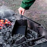 Petromax Kolenschop grill bestek Zwart, met aszeef