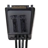 SilverStone SST-CP06-E4, 1x 15-Pin-SATA > 4x 15-Pin-SATA kabel 