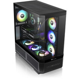 Thermaltake View 370 TG ARGB midi tower behuizing Zwart | 2x USB-A | 1x USB-C | RGB | Tempered Glass