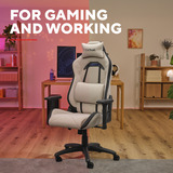 Trust GXT 723B Ruya Comfortabele stoffen gamingstoel 