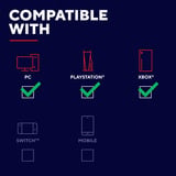 Trust GXT 873 Acira Draadloos mechanisch RGB toetsenbord Wit, US lay-out (QWERTY), Outemu Red, 60%, 2.4 GHz | 2x Bluetooth | USB
