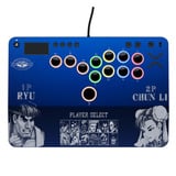 Turtle Beach Victrix Pro KO Leverless Fight Stick – Street Fighter II: Champion Edition gamepad Blauw, PlayStation 5, PlayStation 4, Pc