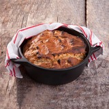 Victoria Dutch Oven, 24 cm 3,8 liter bak-/braadpan Zwart/zilver