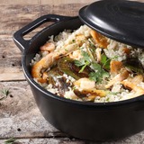 Victoria Dutch Oven, 24 cm 3,8 liter bak-/braadpan Zwart/zilver