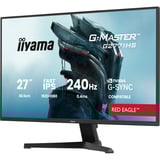 iiyama G-Master Red Eagle G2771HS-B1 27" gaming monitor Zwart, 240Hz, HDMI, DisplayPort, Audio, NVIDIA G-Sync