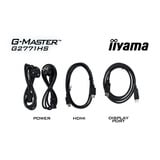 iiyama G-Master Red Eagle G2771HS-B1 27" gaming monitor Zwart, 240Hz, HDMI, DisplayPort, Audio, NVIDIA G-Sync