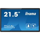 iiyama ProLite TW2223AS-B1 22" Public Display Zwart (mat), Touch, HDMi, USB, Audio, WiFi, Android