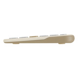 ASUS Marshmallow Keyboard KW100 Crème, US lay-out (QWERTY), Scissor switches, 75%, Bluetooth Low Energy (BLE) 5.0