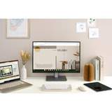 ASUS Marshmallow Keyboard KW100 Crème, US lay-out (QWERTY), Scissor switches, 75%, Bluetooth Low Energy (BLE) 5.0