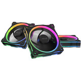 ASUS Prime MR120 ARGB Fan - Triple Pack case fans Zwart, 3 stuks, 120 x 120 x 28 mm, 3 stuks
