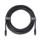 Club 3D USB-C kabel 8K60Hz 100W USB4 Zwart, 9 meter