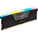 Corsair 64 GB DDR5-6600 (2x 32 GB) Kit werkgeheugen Zwart, CMH64GX5M2B6600C32, Vengeance RGB, XMP 3.0