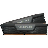 Corsair 96 GB DDR5-6400 Kit werkgeheugen Zwart, CMK96GX5M2B6400C32, Vengeance