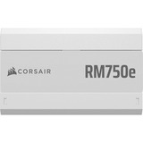 Corsair RM750e (2025) White modulaire 750 watt voeding  Wit, 1x 12V-2x6, 1x PCIe