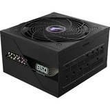 GIGABYTE AORUS ELITE GP-AE850PM PG5, 850 Watt voeding  Zwart, 6x PCIe, 1x 12VHPWR, Kabelmanagement