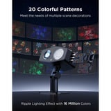 Govee Outdoor Decoration Projector Light verlichting Zwart, 2,4GHz-wifi + Bluetooth