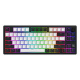 Hator Skyfall MAG Ultima 8K Wireless RGB mechanisch gaming toetsenbord Zwart, US lay-out (QWERTY), HATOR Aurum Ice, 80% (TKL)	, RGB, Double-shot PBT, Hot-swap, 2.4GHz | Bluetooth | USB-C
