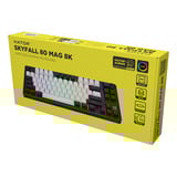 Hator Skyfall MAG Ultima 8K Wireless, gaming toetsenbord Zwart, US lay-out, 80% (TKL), RGB, Double-shot PBT, Hot-swap, 2.4GHz / Bluetooth / USB-C