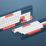 Iqunix F97 Coral Sea Wireless Mechanical Keyboard Donkerblauw, US lay-out (QWERTY), Cherry MX Brown, 96%, RGB leds, 96%, Hot-swappable, PBT, 2.4GHz | Bluetooth 5.1 | USB-C
