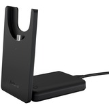 Jabra Evolve2 55, Incl. oplaadstandaard on-ear headset Zwart, Stereo, UC, USB-C, Link380c