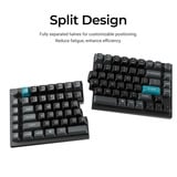 Keychron Q11 Ultra 8K Wireless Custom Mechanical Keyboard Zwart, US lay-out (QWERTY), Keychron Silk POM Brown, 100%, RGB leds, KSA double-shot PBT, hot swap, 2.4GHz | Bluetooth 5.2 | USB-C