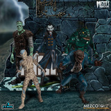  Mezco's Monsters 5 Points Action Figures Tower of Fear Deluxe Set 9 cm Speelset 