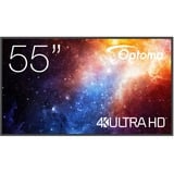 Optoma N3551K 55" 4K Ultra HD Public Display Zwart, 4K, UHD, 2x HDMI, USB-A, USB-C, Wi-Fi