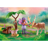 PLAYMOBIL Princess Magic - Feeën met bosdieren Constructiespeelgoed 71800