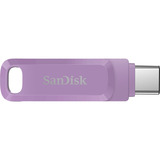 SanDisk Ultra Dual Drive Go 128 GB usb-stick Lila, USB-A 3.2 (5 Gbit/s), USB-C 3.2 (5 Gbit/s)