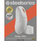 SteelSeries Rival Pro gaming muis Wit, 100 - 42.000 DPI, 8K, UWB / 6 GHz