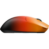 Teevolution Terra Pro gaming muis Oranje, 50 - 42.000 DPI, 2.4 GHz / Bluetooth / USB