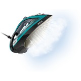 Tefal Ultimate Pure FV9844 Stoomstrijkijzer Zwart/turquoise