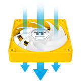 Thermaltake CT120 EX ARGB Sync PC Cooling Fan Bumblebee (3-Fan Pack) case fans Geel, 3 stuks, 120 x 120 x 25 mm, PWM