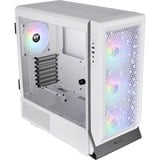 Thermaltake Ceres 500 TG ARGB Snow midi tower behuizing Wit | 2x USB-A | 1x USB-C | Tempered Glass