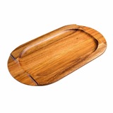 Victoria Acacia plank voor Serveerschaal 34 x 17 cm onderzetter Houtkleur