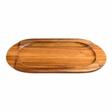 Victoria Acacia plank voor Serveerschaal 34 x 17 cm onderzetter Houtkleur